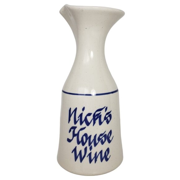 Stoneware Nick’s House Wine Carafe Very Good Condition - Picture 1 of 5